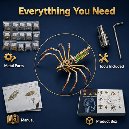 3D Metal Puzzles for Adults Teens (140 Count)