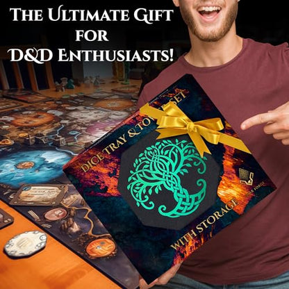 All-in-One Game Roamer - Dice Tray & Tower for DND and RPG