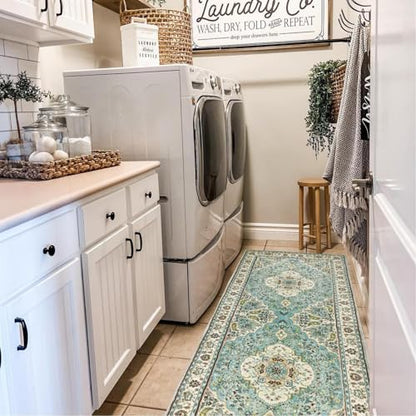 Felice Floral Medallion Runner Rug