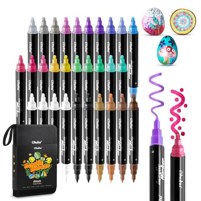 Acrylic Paint Markers 60 Colors (30 Count)