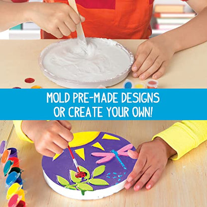 Mix & Mold Your Own & Make 4 DIY Personalized Stepping Stones
