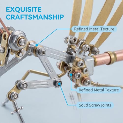 Steampunk Mantis 3D Metal Puzzle Model Mechanical Kits 150+ Parts 2