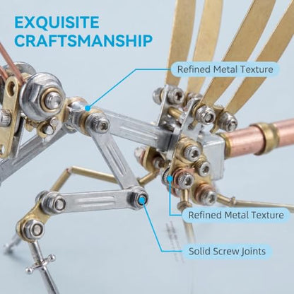 Steampunk Mantis 3D Metal Puzzle Model Mechanical Kits 150+ Parts 2