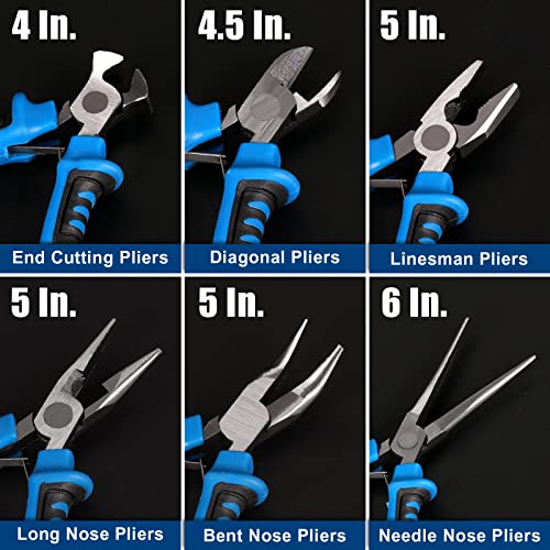 6 Piece Mini Pliers Set