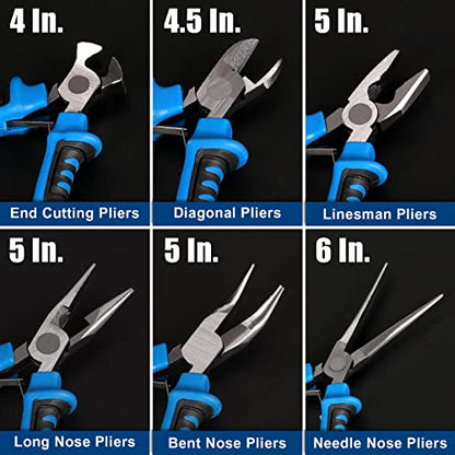 6 Piece Mini Pliers Set