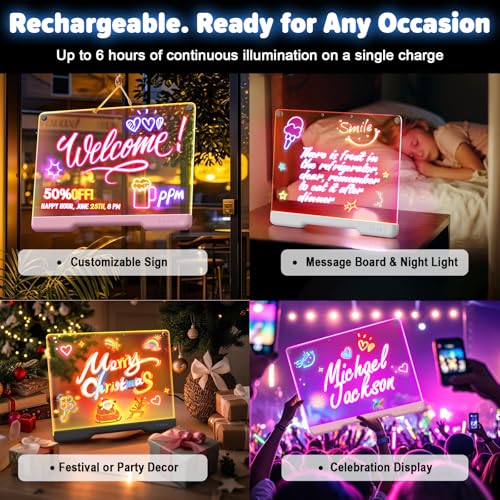 16" Rechargeable LED Drawing Board
