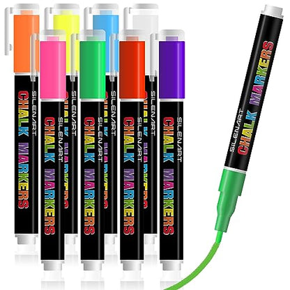 Chalk Markers Fine Tip (8 Count)