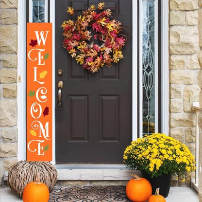 Fall Stencils for Painting on Wood Leaner Large Vertical Stencil for Porch (4 Count)