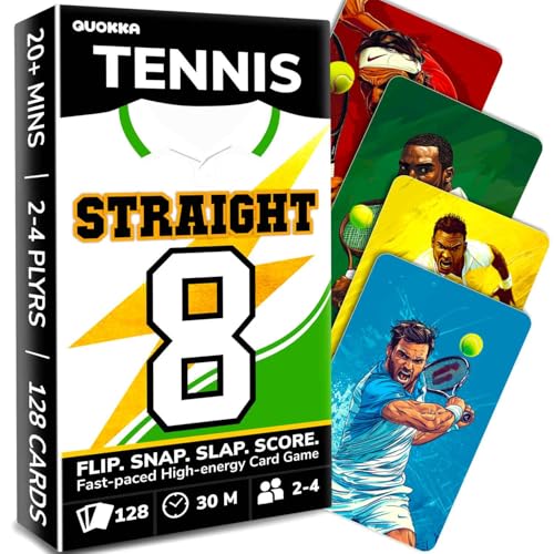 Tennis Fast Paced Card Game for Kids & Adults