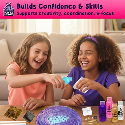 Easy Cleanup Pouring Paint for Kids Ages 6+