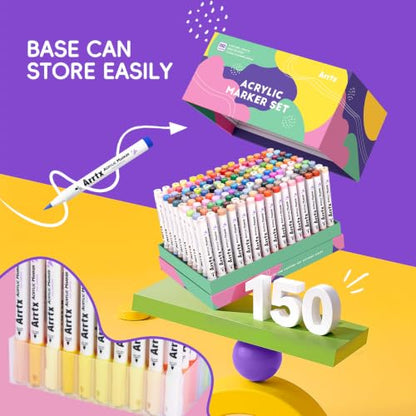 150 Colors Markers Paint Pens