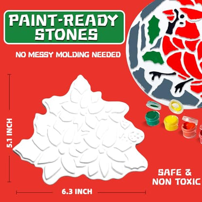 8Pcs Stepping Stones Painting Crafts Kit for Kids 4 8 6
