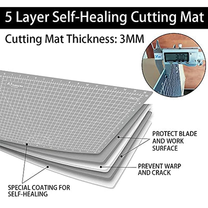18"x12" Thickened Self Healing Cutting Mat
