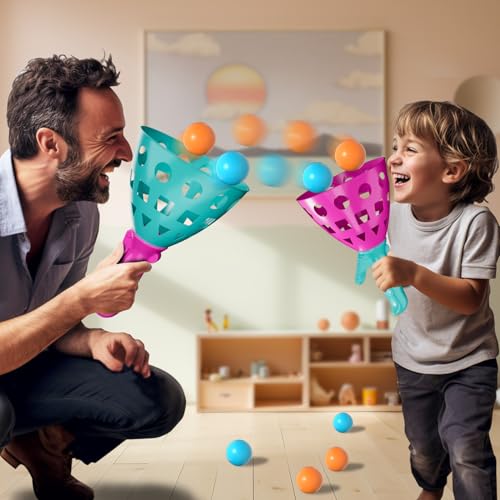 Outdoor Game Toys for Kids Boys with 20 Balls Pop Pass Catch Ball Game Outside Toys Gifts for 3 4 5 6 7 8 9 10 11 12 Years Old Boy Kids Outside Outdoor Toy Gifts for Boys Ages 3 (20 Count)