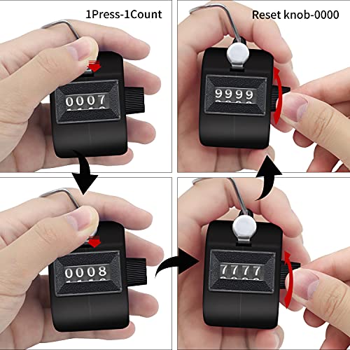 12 Pcs Hand Tally Counter 4