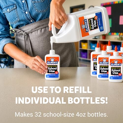 White Liquid School Glue (256 Fl Oz)