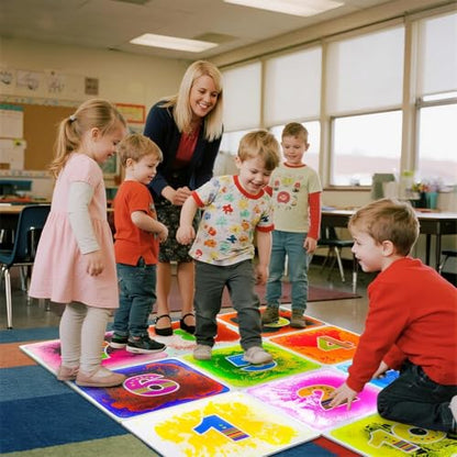Sensory Floor Tiles for Preschool