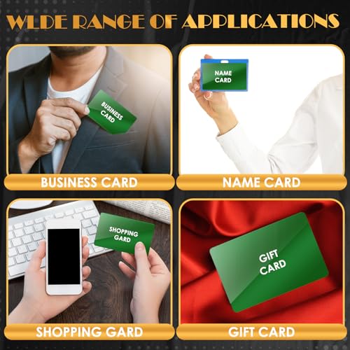 100 Pcs Metal Business Cards Aluminum Laser Engraving Blanks