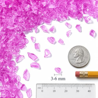 Purple Crushed Glass for Resin Art & Crafts (24 Ounce)