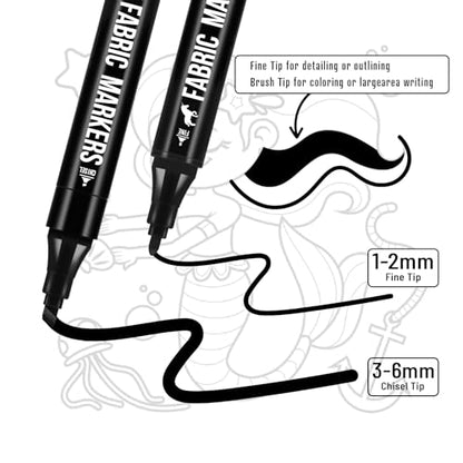 Fabric Markers (6 Count)