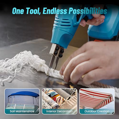 Cordless Foam Cutter with 2x21V 2000mAh Batteries