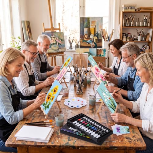 36 Pcs Paint and Sip Kit Gift for Adults 8''x10'' (36 Count)