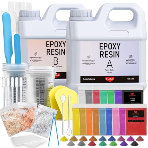 80 Oz Crystal Clear Epoxy Resin Kit (80 Ounce)