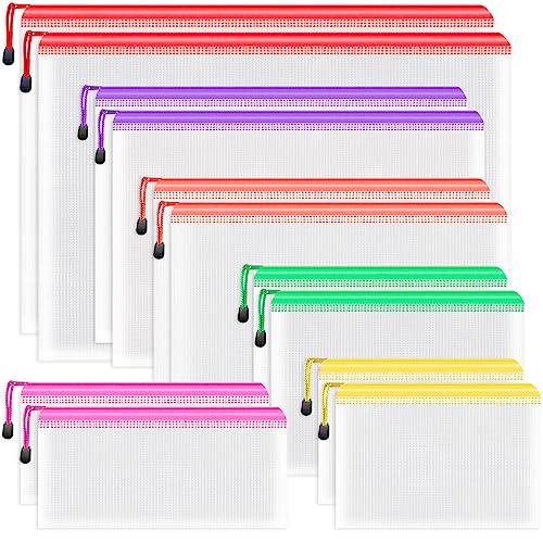 12 Pack Mesh Zipper Bags (12 Count)