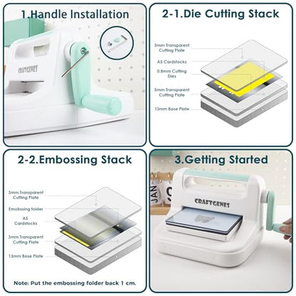 6 Inch Manual Die Cutting and Embossing Machine for Card Making