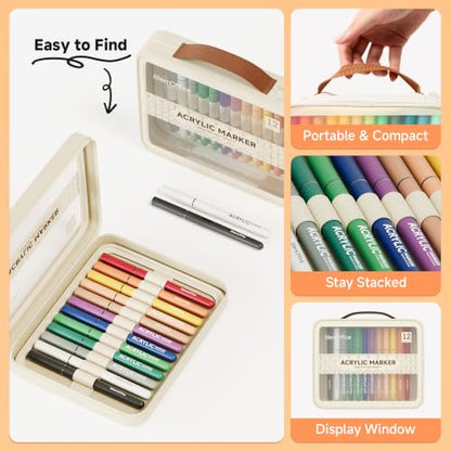 Acrylic Paint Markers (12 Count)