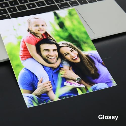 Photo Paper Resin Coated 8x10 In Glossy Photo Printer Paper 72lb (50 Count)
