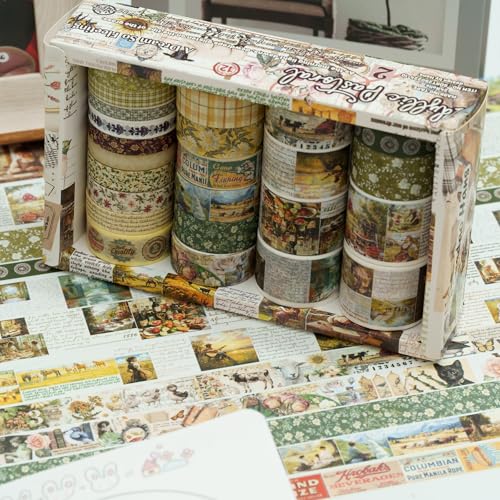 Vintage Washi Tape Set (24 Count)