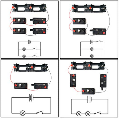 School Labs Basic Electricity Discovery Circuit Kit for Introductory Electronics