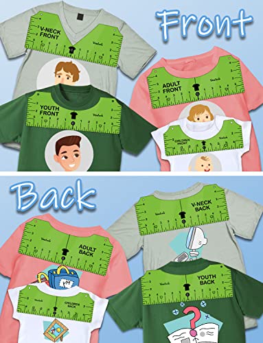 T Shirt Placement Guide for Cricut Heat Press and Vinyl Transfers