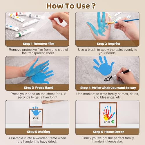 Family Handprint Kit for 4