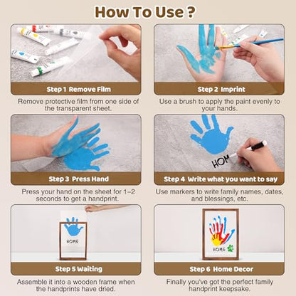Family Handprint Kit for 4