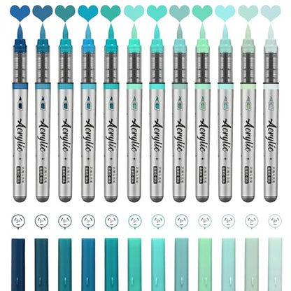 Mint Green Acrylic Paint Pens