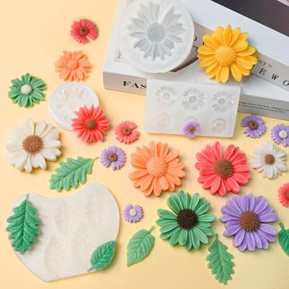 Daisy Candle Molds