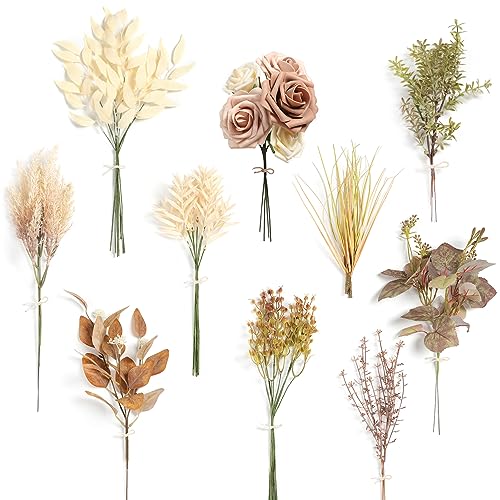Artificial Greenery Stems Combo Box Set (45 Count)
