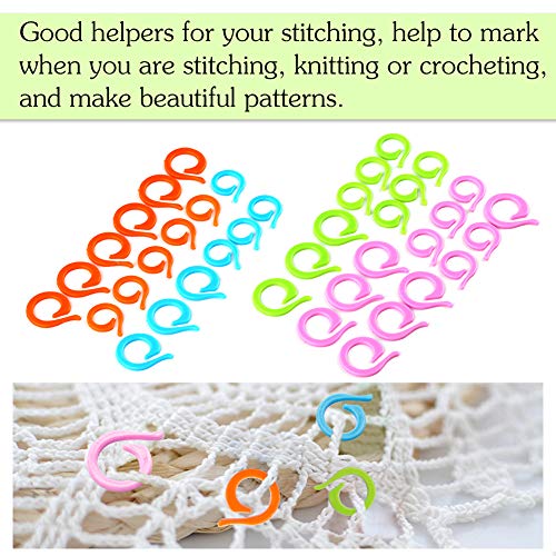 40 Pcs Stitch Markers for Crocheting