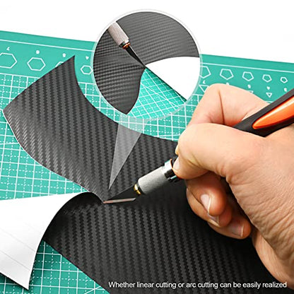 Precision Hobby Knife Set Utility Craft Knife Kit with 10PCS Blades for Art
