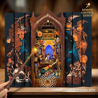 Magic Book Nook Kit with Remote Wand