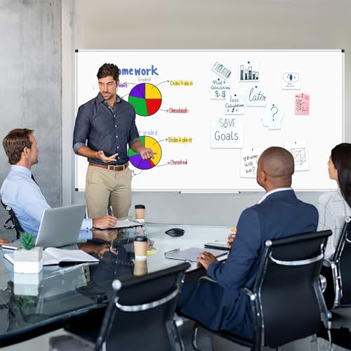 XBoard Magnetic Dry Erase Board 4' x 8' Wall Mounted