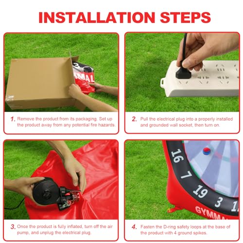 Giant Dart Board Inflatable with Pump