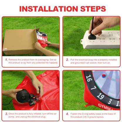 Giant Dart Board Inflatable with Pump