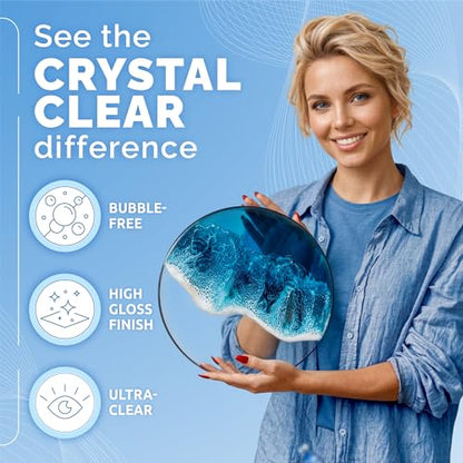 Crystal Clear Epoxy Resin Kit (271.36 Fl Oz)