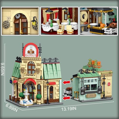 Parisian Garden Hotel & City Kitchen Building Set