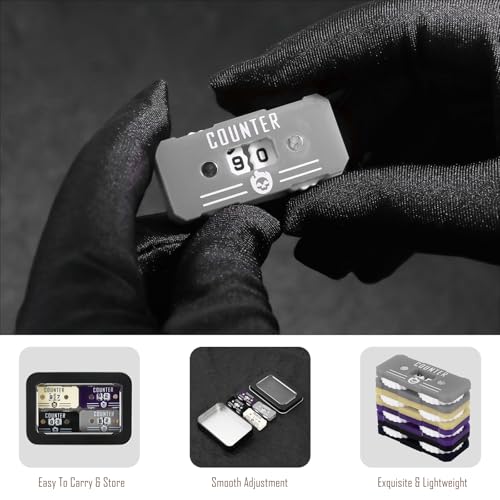 4Pcs MTG Life Counter Twin Digits with Metal Box