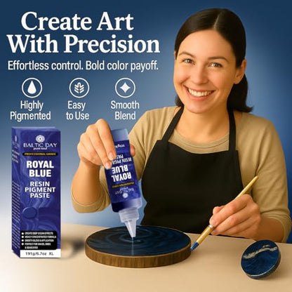 Royal Blue Epoxy Resin Pigment Paste 6.7oz