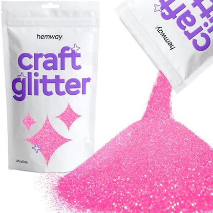 Craft Glitter Baby Pink Iridescent 100g Ultrafine Glitter (100 Gram)